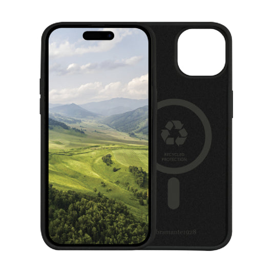 DBramante recycled Magsafe cover Monaco - black - for Apple iPhone 15 Plus